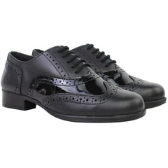 Hush Puppies Kada Kids Black Shoes