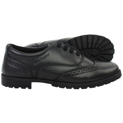 Hush Puppies Eadie Kids Black Shoes