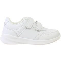 Hush Puppies Marling Easy Kids White Trainers