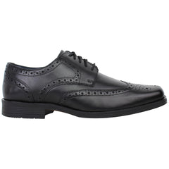 Hush Puppies Brace Brogue Mens Black Shoes