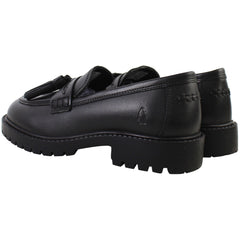 Hush Puppies Abigail Kids Black Shoes