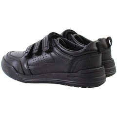 Hush Puppies Scott Kids Black Trainers