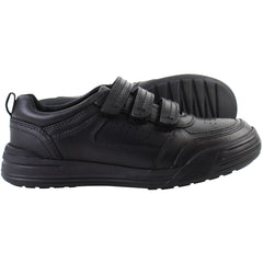 Hush Puppies Scott Kids Black Trainers