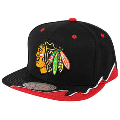 Mitchell & Ness NHL Chicago Blackhawks Rising Tide Black Cap
