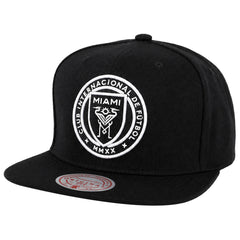 Mitchell & Ness MLS CF Inter Miami Evergreen Trucker Black Cap