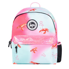Hype Disco Lobster Kids Pink/Mint Backpack