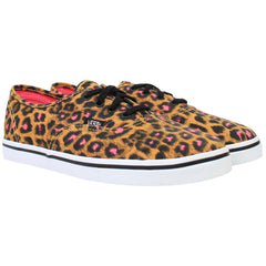 Vans Off The Wall Leopard Print Kids Brown Plimsolls