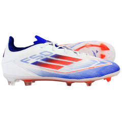 Adidas F50 Pro FG Kids White Football Boots