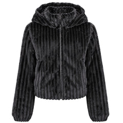 Reebok Fashion Womens Black Puffer Jacket