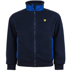 Lyle & Scott Reversible Recycled Mens Navy Shearling Jacket