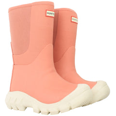 Hunter Field Hybrid Kids Pink Wellington Boots