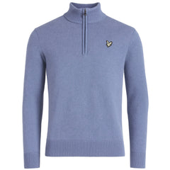 Lyle & Scott Lambswool Mens Blue Sweater