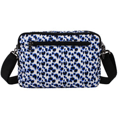 Kipling Curious Leopard Abanu Blue Crossbody Bag