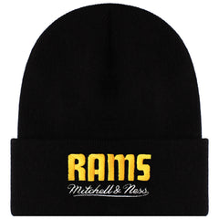 Mitchell & Ness NFL Los Angeles Rams Origins Knit Beanie