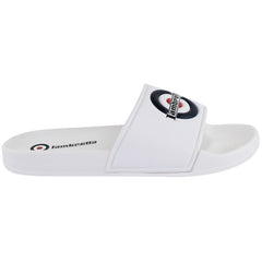 Lambretta Pace Mens White Sliders