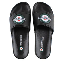 Lambretta Pace Mens Black Sliders