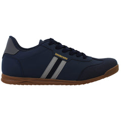 Lambretta Tackle Mens Navy Trainers