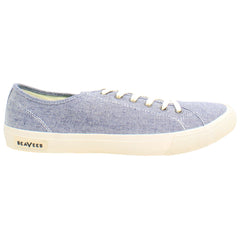 Seavees Legend Chambray Mens Blue Plimsolls