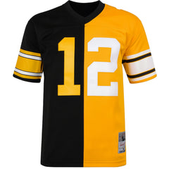 Mitchell & Ness NFL Pittsburgh Steelers 12 Bradshaw Split Legacy Jersey