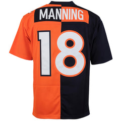 Mitchell & Ness NFL Denver Broncos 18 Manning Mens Split Legacy Jersey
