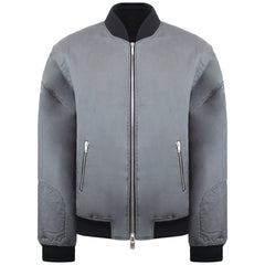 Represent Oglio Mens Washed Black Bomber Jacket
