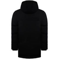 Represent Puffer Mens Black Parka Jacket