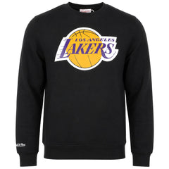 Mitchell & Ness NBA Los Angeles Lakers Team Logo Mens Black Sweater