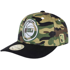 Mitchell & Ness NBA Houston Rockets Mesh Camo Black Cap