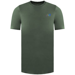 New Balance Q Speed Jacquard Mens Green T-Shirt