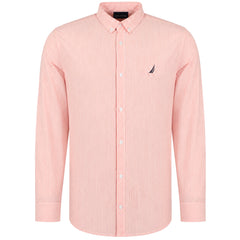 Nautica Paneo Mens Orange Shirt