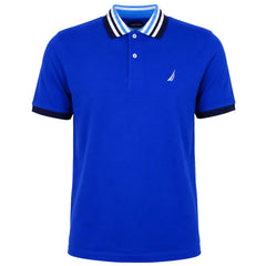 Nautica Zayn Mens Blue Polo Shirt