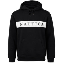 Nautica Serge Oh Mens Black Hoodie