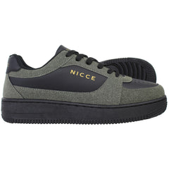 Nicce Parati Mens Black/Grey Trainers