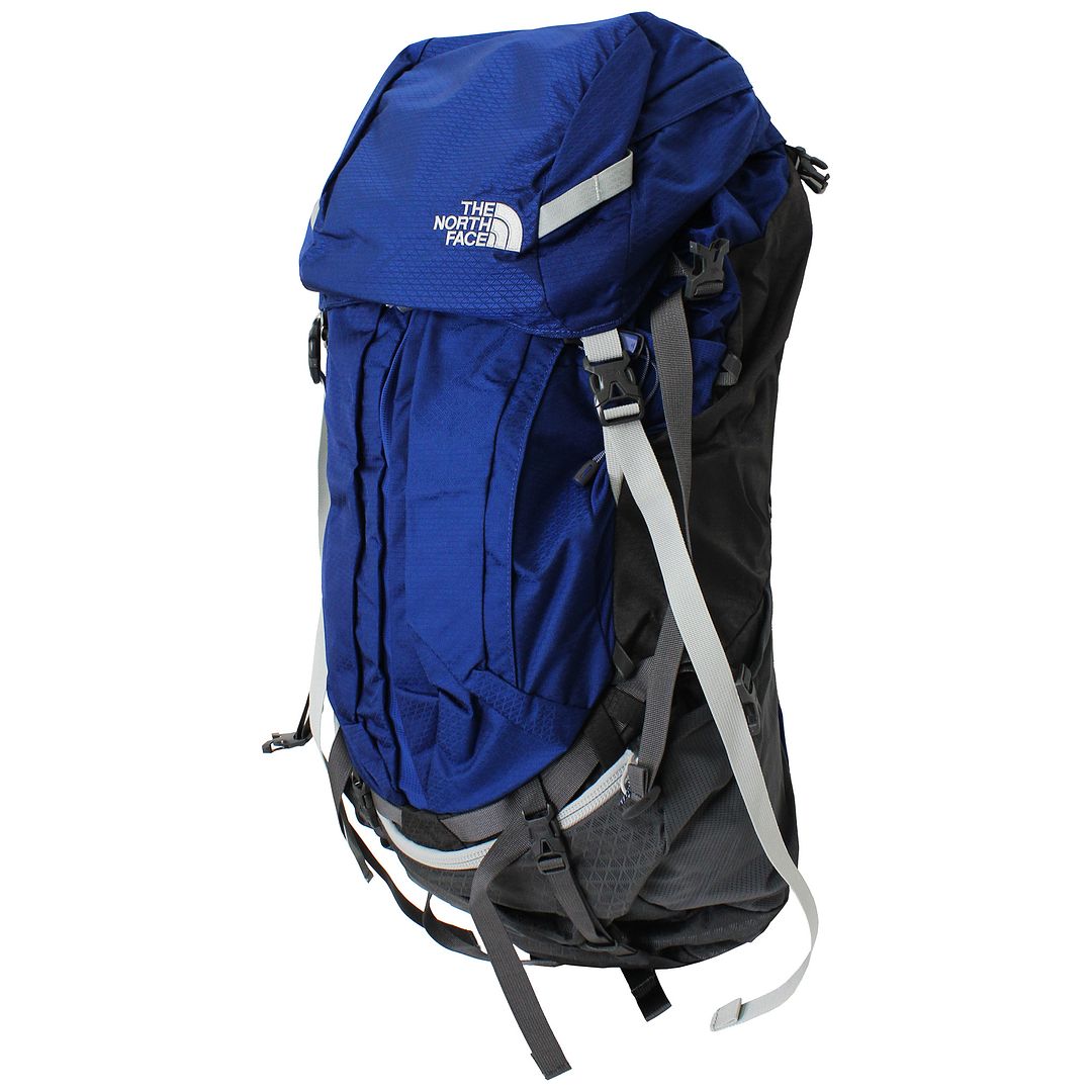 The North Face Fast Fovero 70L Mens Blue/Grey Backpack The North Face Fast Fovero 70L Mens Blue/Grey Backpack