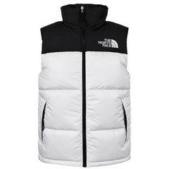The North Face 96 Retro Nuptse Mens White/Black Gilet