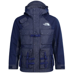 The North Face Multi Pocket Mens Denim Blue Jacket