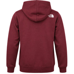 The North Face Drew Peak Mens Burgundy Hoodie