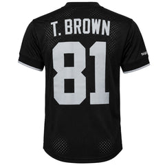 Mitchell & Ness NFL Los Angeles Raiders #81 T.Brown Mens Black Jersey