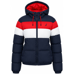 Nautica Arve Womens Dark Navy Padded Jacket