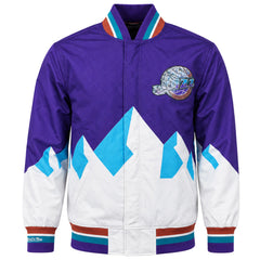 Mitchell & Ness NBA Utah Jazz 75th Anniversary Mens Purple Jacket