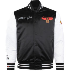 Mitchell & Ness NBA Atlanta Hawks Mens Satin Bomber Jacket