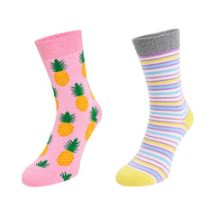 Happy Socks 2-Pack Multicolour Pineapple