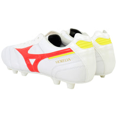 Mizuno Morelia II Elite Mens White Football Boots