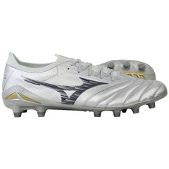 Mizuno Morelia Neo IV Beta Japan Mens Silver Football Boots