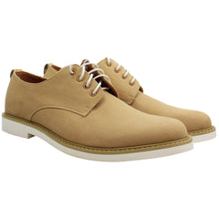 Peter Werth Pegg Mens Beige Derby Shoes