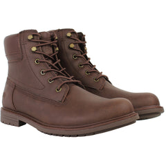 Caterpillar Staten 6 Mens Dark Brown Boots