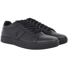 Penguin Steadman Mens Black Trainers