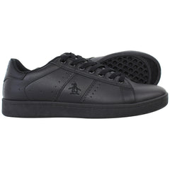 Penguin Steadman Mens Black Trainers