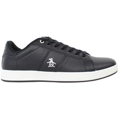 Penguin Steadman Mens Black/White Trainers