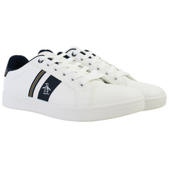Penguin Steadman Retro Mens White Trainers